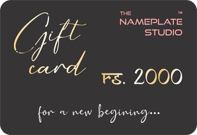 The Nameplate Studio Gift Card